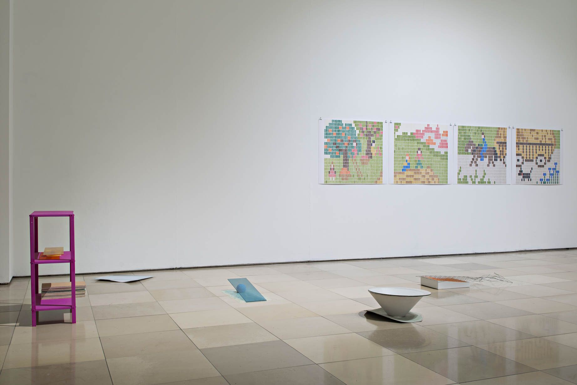 © Ursula Oberhauser, Ausstellungsansicht BEYOND THE MATTER 2023, Foto Leonie Felle