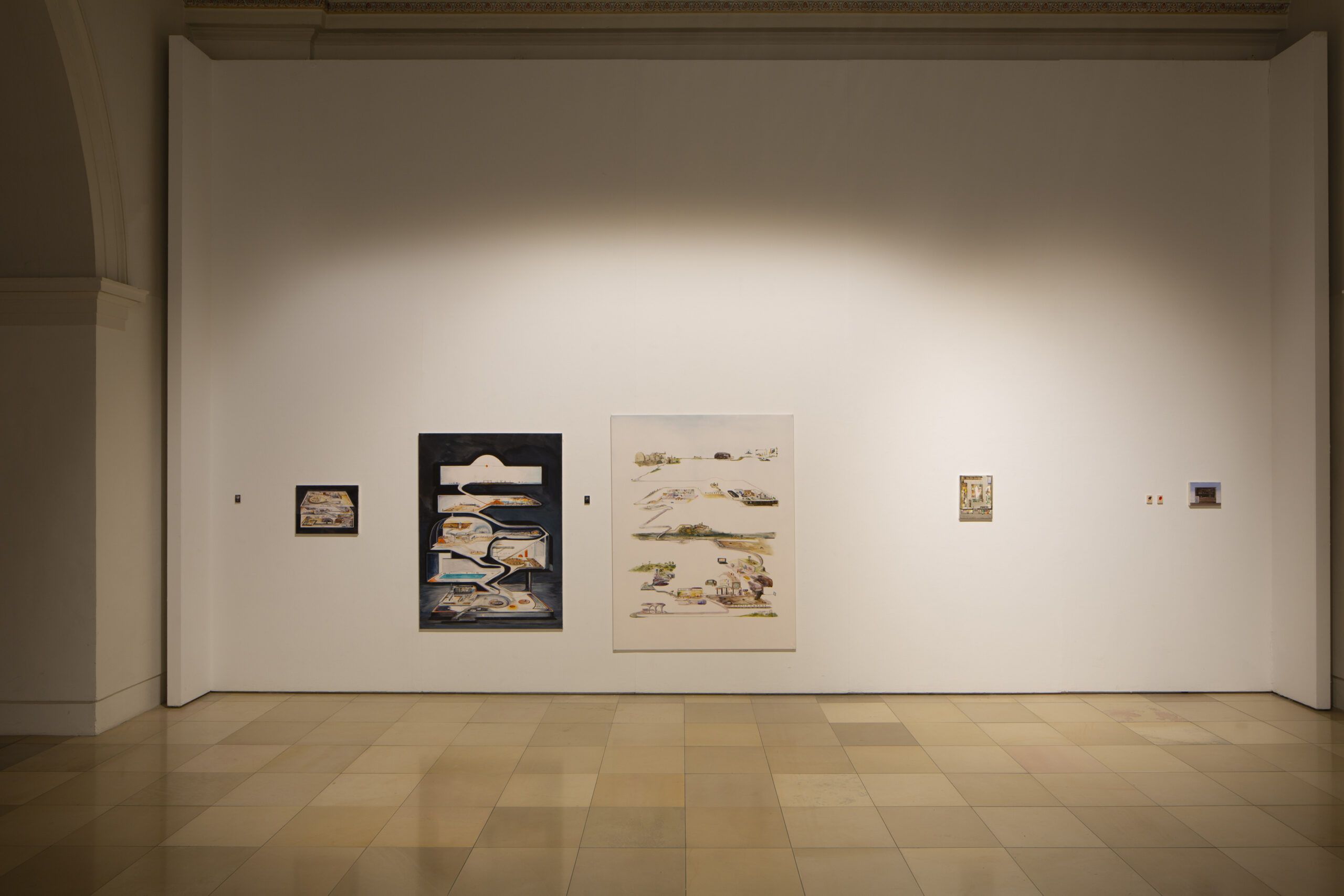 © Tom Messavilla, Ausstellungsansicht DIE ERSTEN JAHRE DER PROFESSIONALITÄT #42, Foto: Constanza Melendez