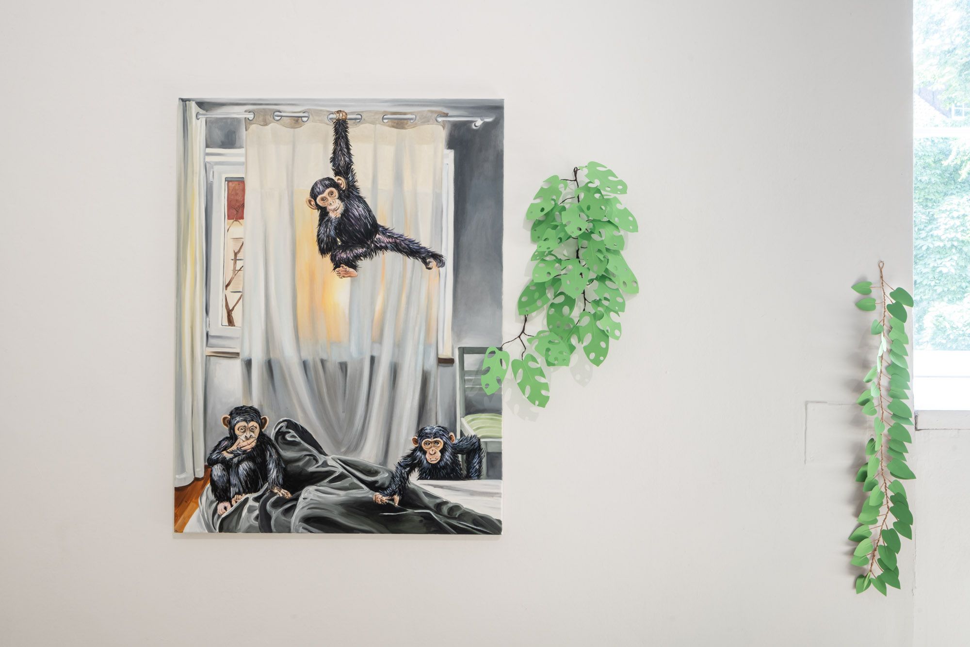 © Tatjana Utz, Ausstellungsansicht SUPERNATURE, 2021, Foto: Edward Beierle