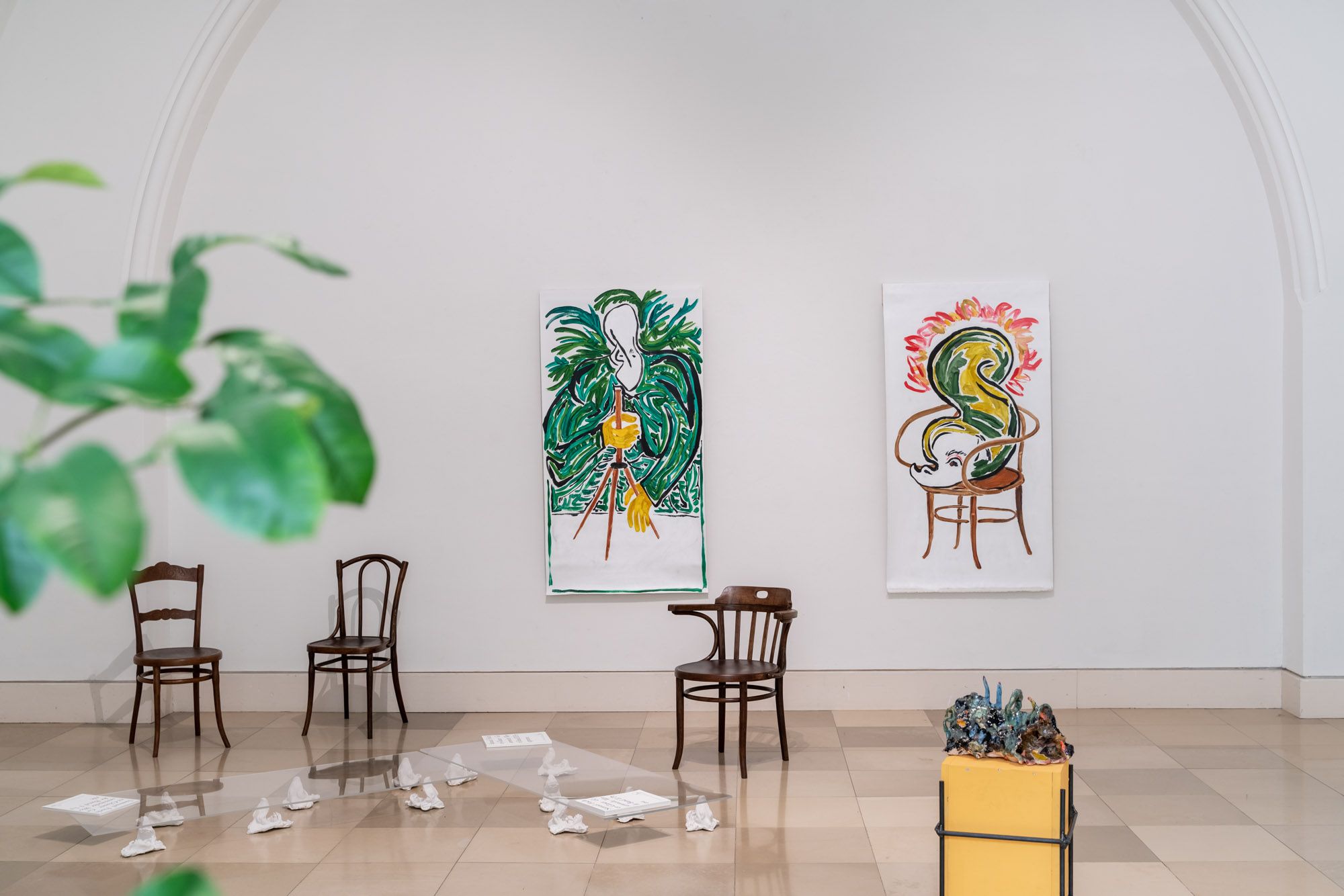 Ausstellungsansicht TACKER 2022 / PRESELECTION, Foto: Edward Beierle