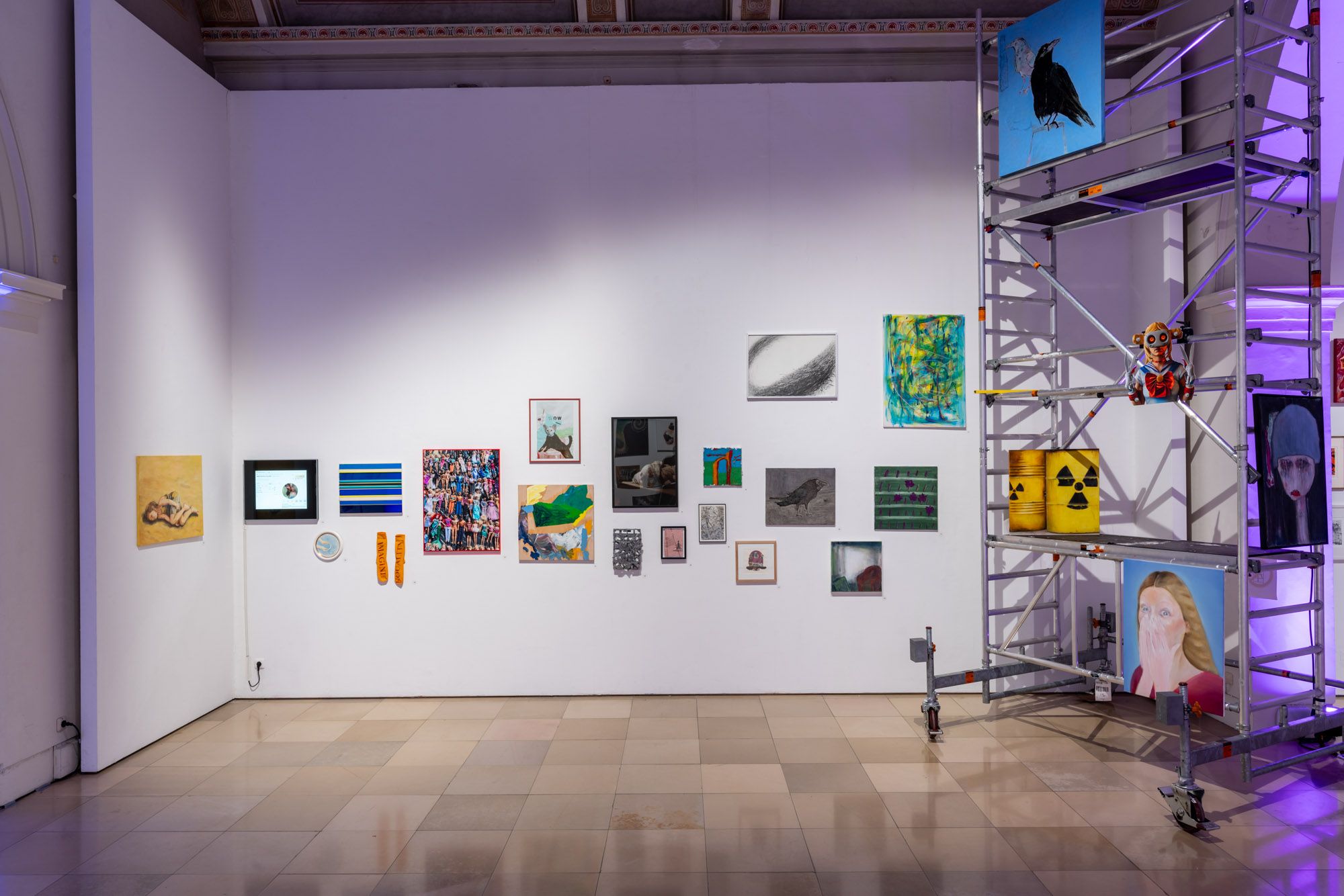 Ausstellungsansicht RELAX - BBK-Mitglieder stellen aus 2023, Foto: Edward Beierle