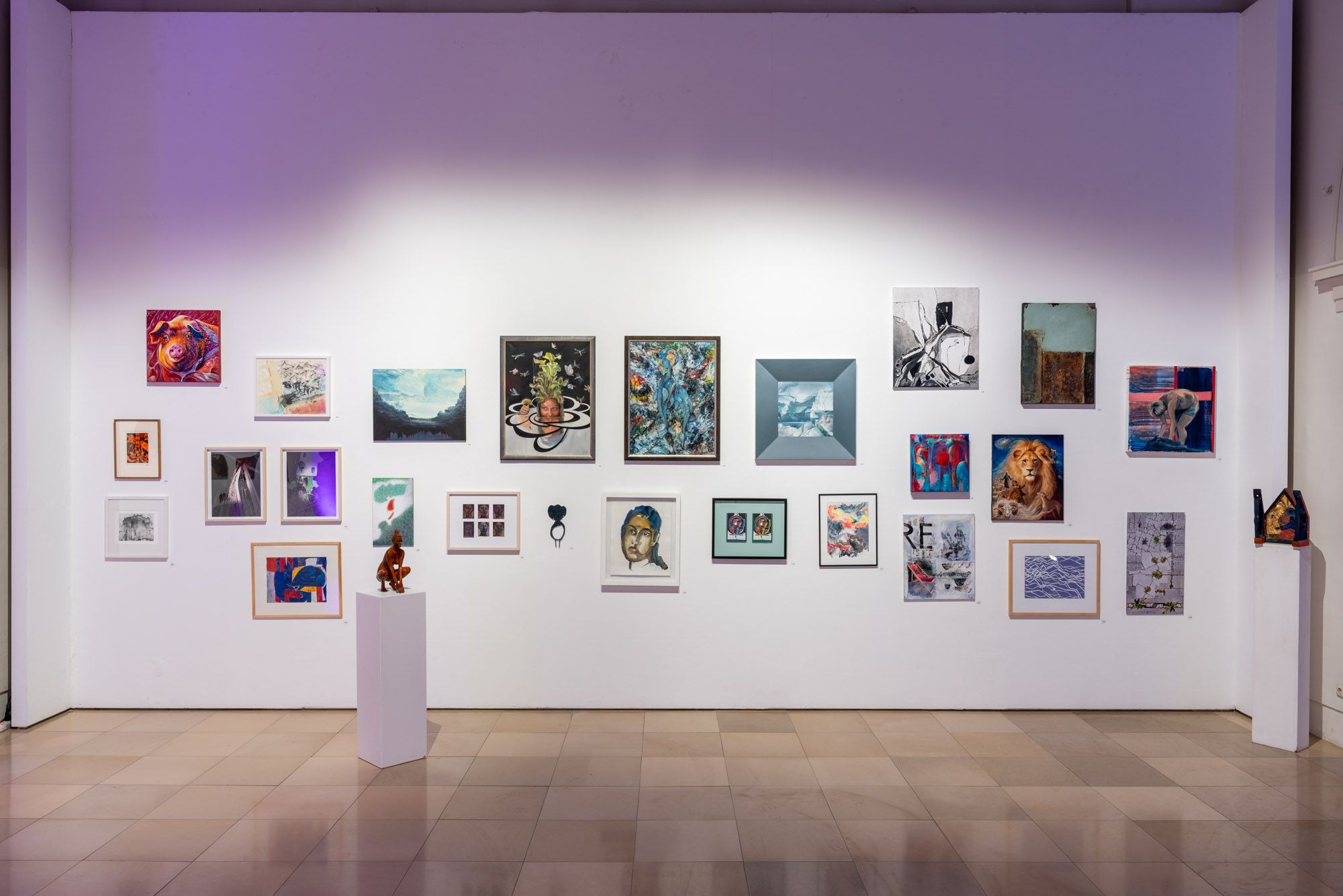 Ausstellungsansicht RELAX - BBK-Mitglieder stellen aus 2023, Foto: Edward Beierle