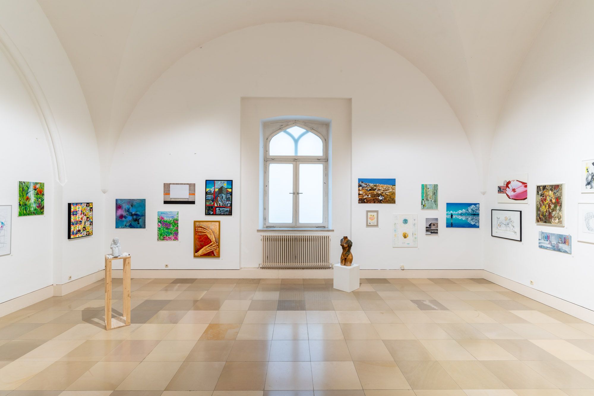 Ausstellungsansicht RELAX - BBK-Mitglieder stellen aus 2023, Foto: Edward Beierle