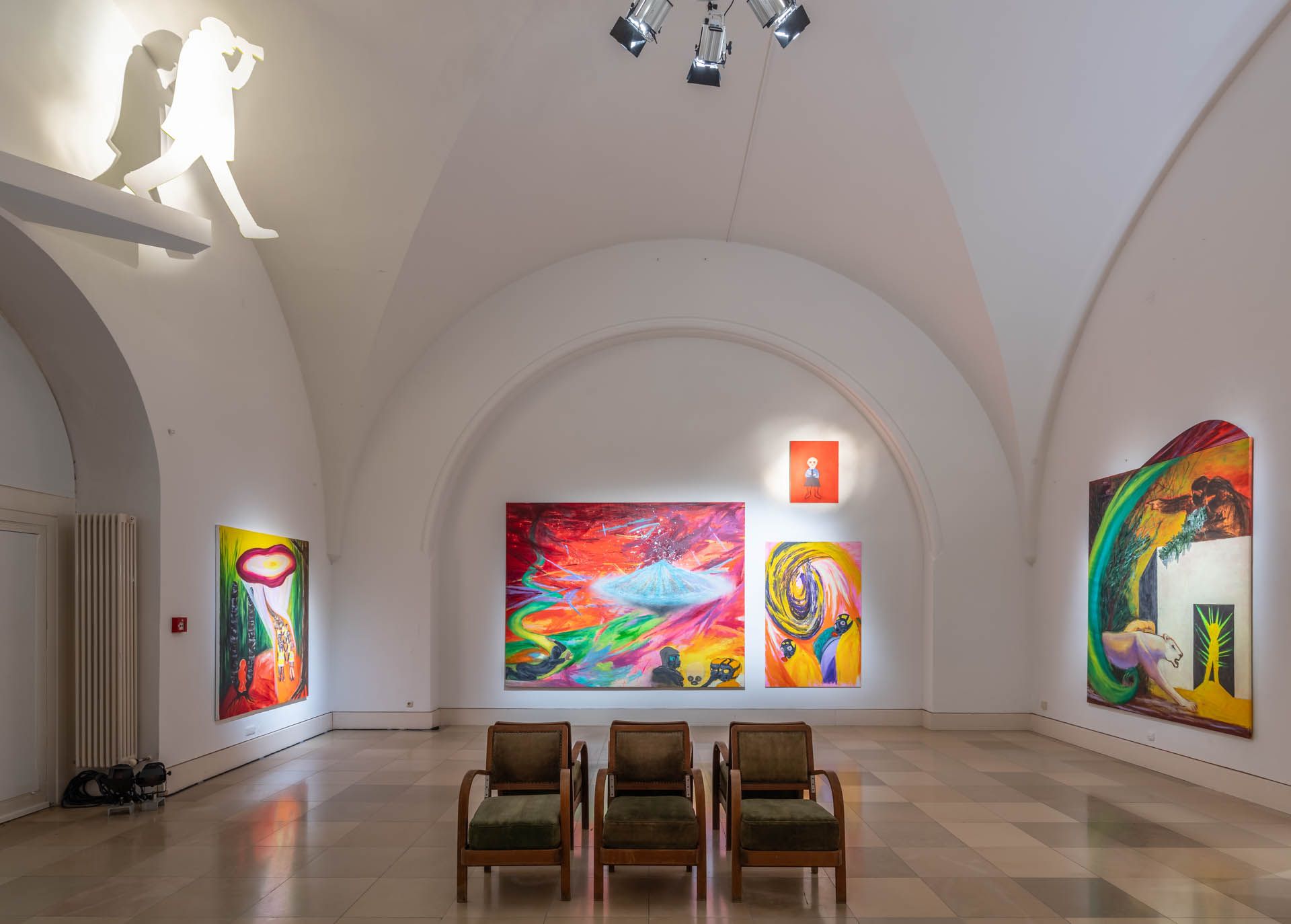 Ausstellungsansicht Generationenpreis 2024, Rita De Muynck, „IRRTÜMER in die man verfallen kann“ Foto: Edward Beierle