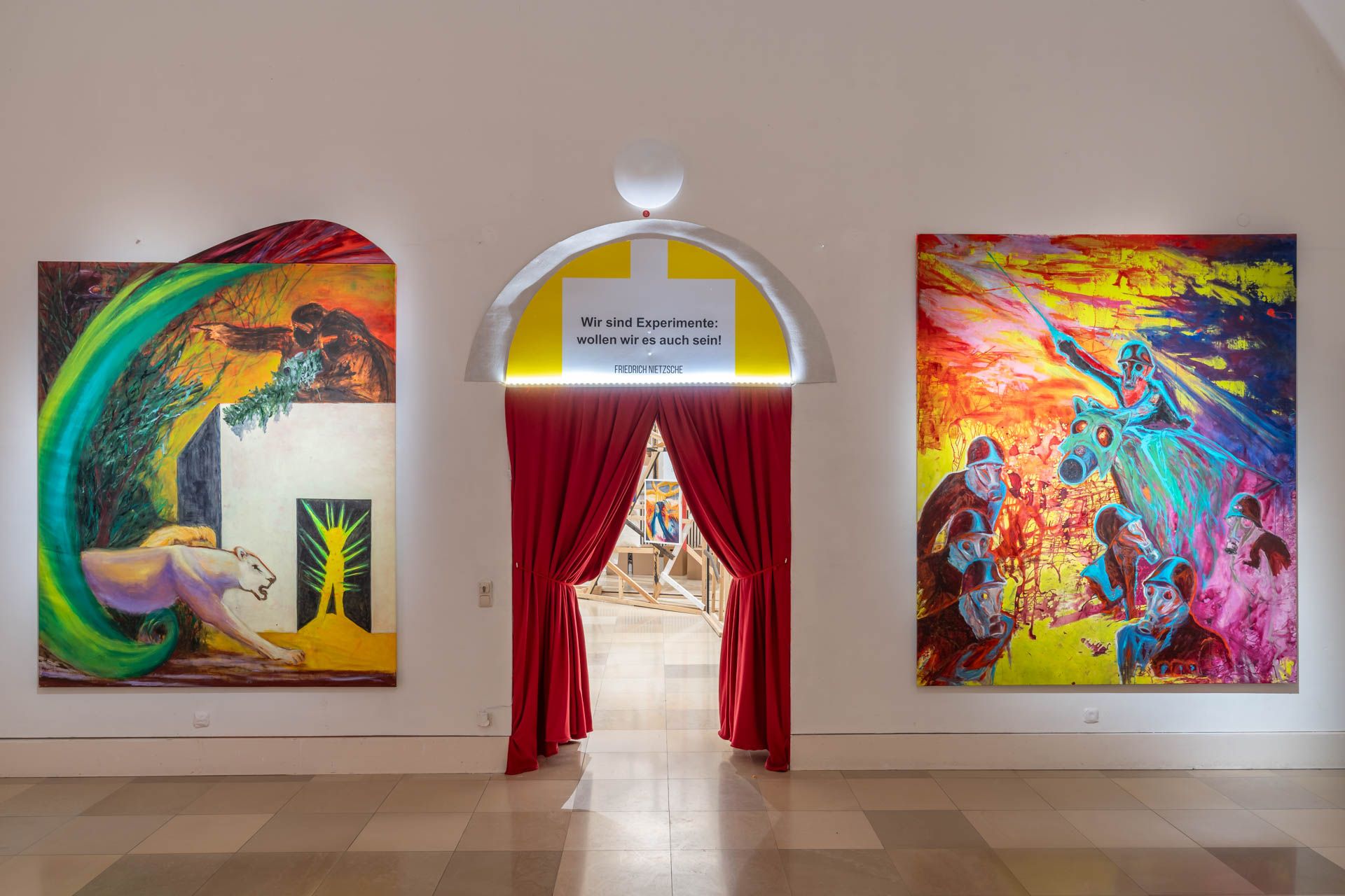 Ausstellungsansicht Generationenpreis 2024, Rita De Muynck, „IRRTÜMER in die man verfallen kann“ Foto: Edward Beierle