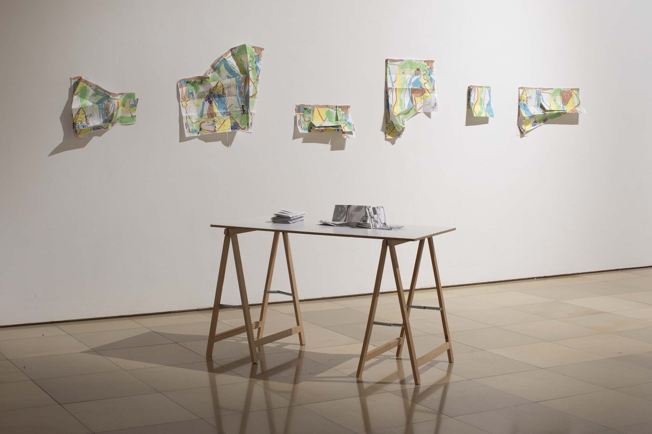 © Uli Zwerenz, Ausstellungsansicht PRINTED MATTER, 2025, Foto: Toby Binder