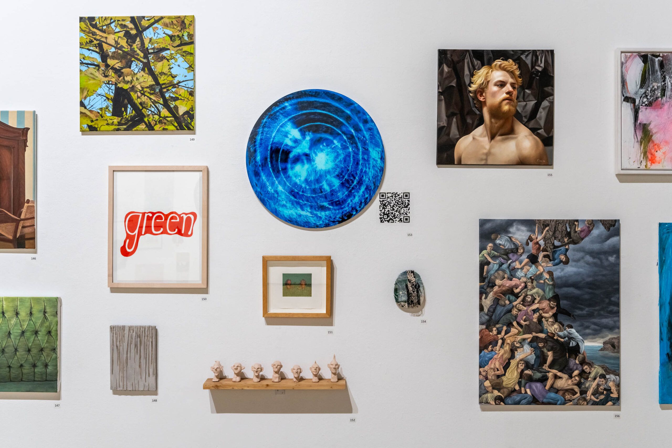 Ausstellungsansicht FULL HOUSE - BBK-Mitglieder stellen aus 2025, Foto: Edward Beierle