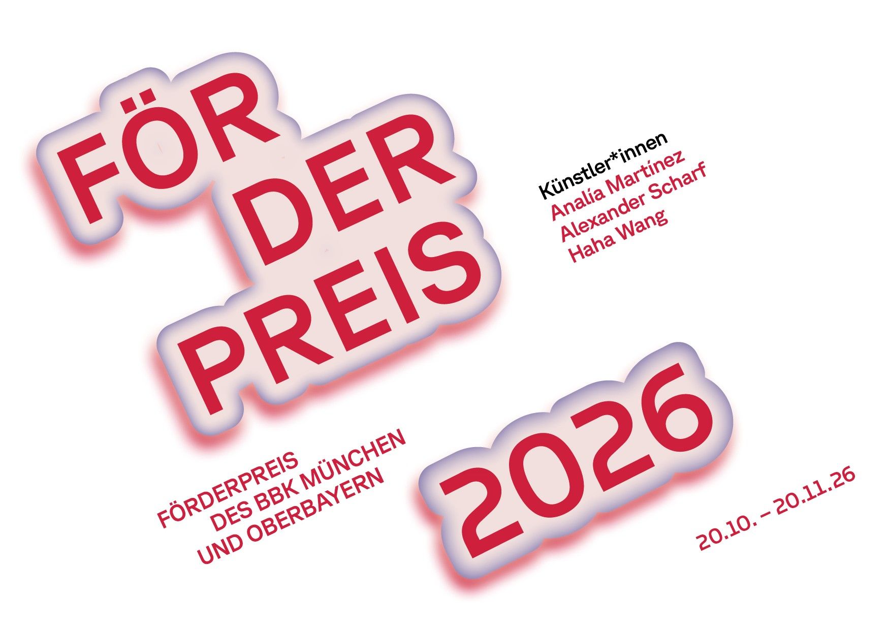 Förderpreis des BBK München und Oberbayern 2026