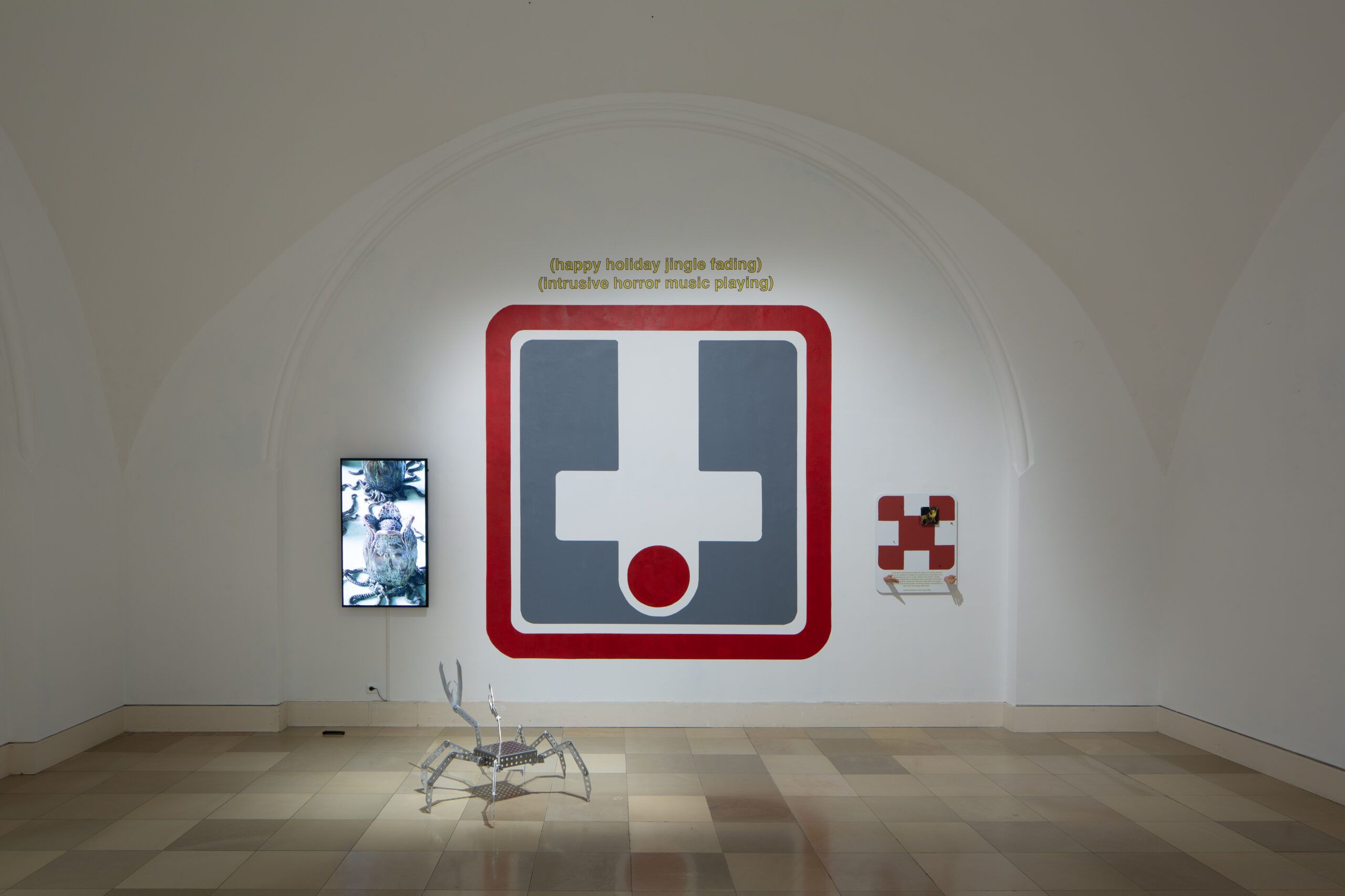 © Alexander Scharf, Ausstellungsansicht STROMZÄHLER 13 - ANOTHER SPHERE, 2026, Foto: Constanza Meléndez